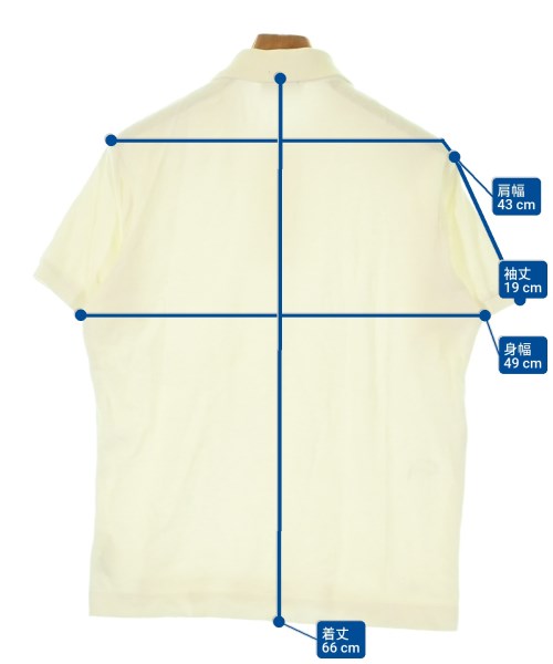 LACOSTE（ラコステ）ポロシャツ 白 サイズ:3(M位) メンズ/2200682961271