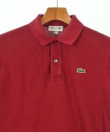 LACOSTE（ラコステ）ポロシャツ 赤 サイズ:3(M位) メンズ/2200682961288