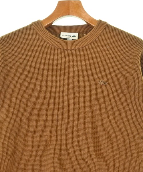 LACOSTE（ラコステ）ニット・セーター 茶 サイズ:3(M位) メンズ/2200682961318