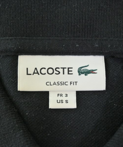 LACOSTE（ラコステ）ポロシャツ 黒 サイズ:3(M位) メンズ/2200681044180