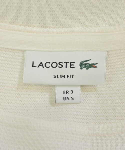 LACOSTE（ラコステ）Tシャツ・カットソー 白 サイズ:3(M位) メンズ/2200684424088