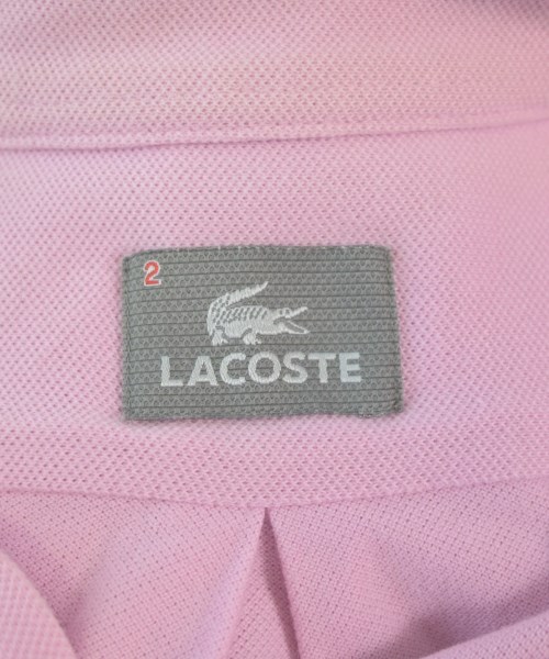 LACOSTE（ラコステ）ポロシャツ ピンク サイズ:2(S位) メンズ/2200684424095
