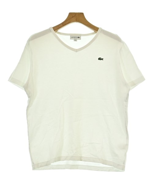 LACOSTE(ラコステ)Tシャツ・カットソー 白 サイズ:4(L位)/2200684563060