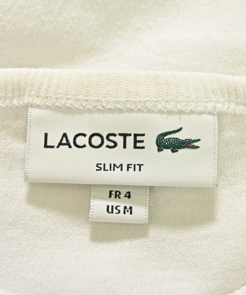 LACOSTE（ラコステ）Tシャツ・カットソー 白 サイズ:4(L位) メンズ/2200684563060
