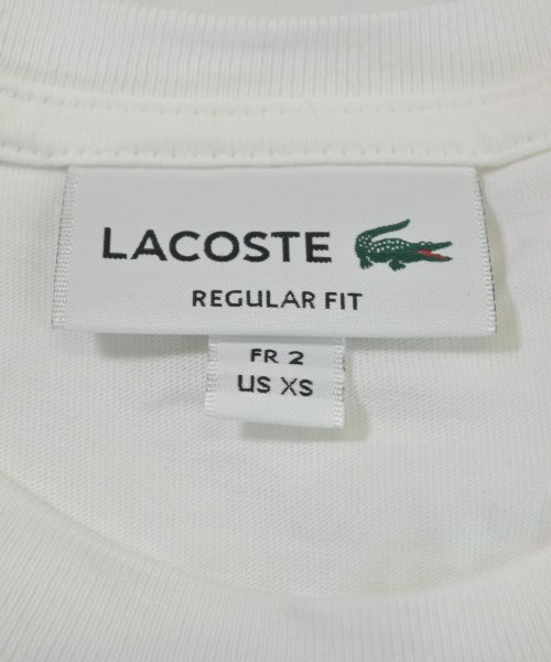 LACOSTE（ラコステ）Tシャツ・カットソー 白 サイズ:XS メンズ/2200677595092