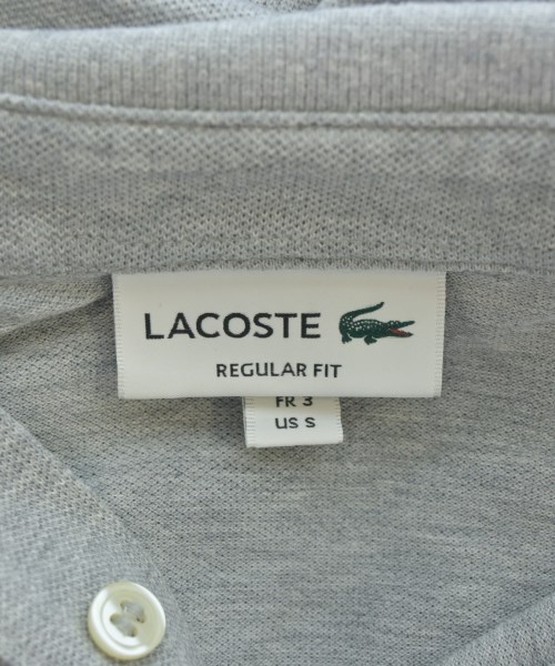 LACOSTE（ラコステ）ポロシャツ グレー サイズ:3(M位) メンズ/2200679190028