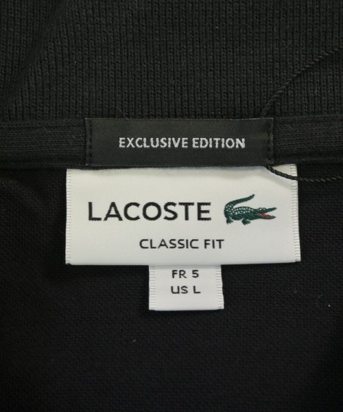 LACOSTE（ラコステ）ポロシャツ 黒 サイズ:5(XL位) メンズ/2200685341025