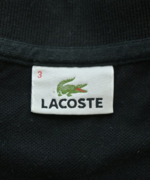 LACOSTE（ラコステ）ポロシャツ 黒 サイズ:3(M位) メンズ/2200685358061