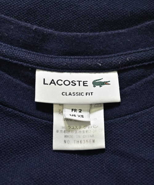 LACOSTE（ラコステ）Tシャツ・カットソー 紺 サイズ:2(S位) メンズ/2200680614087