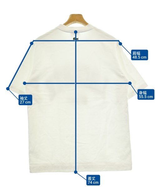 LACOSTE（ラコステ）Tシャツ・カットソー 白 サイズ:-(M位) メンズ/2200685740088