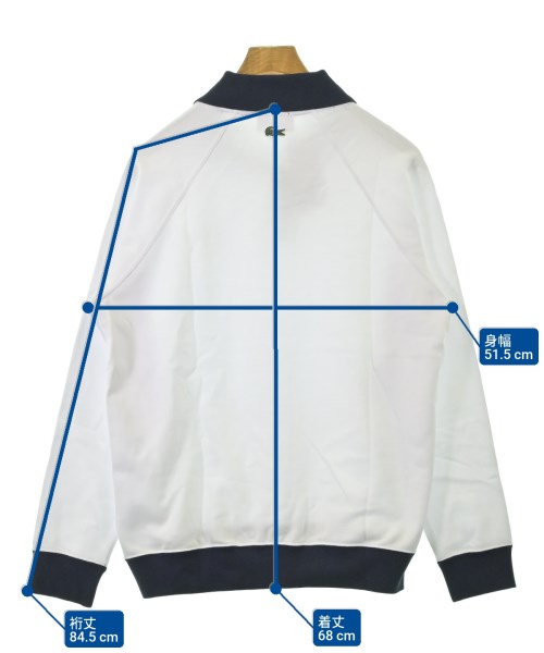 LACOSTE（ラコステ）スウェット 白 サイズ:4(L位) メンズ/2200685989166