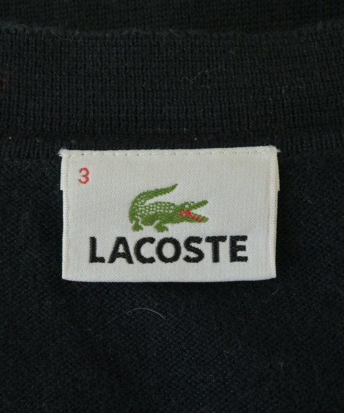 LACOSTE（ラコステ）カーディガン 黒 サイズ:3(M位) メンズ/2200686426073
