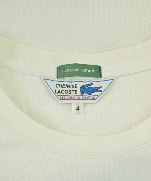 LACOSTE（ラコステ）Tシャツ・カットソー 白 サイズ:4(L位) メンズ/2200680290106