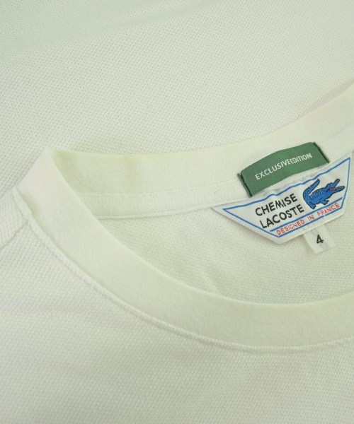 LACOSTE（ラコステ）Tシャツ・カットソー 白 サイズ:4(L位) メンズ/2200680290106