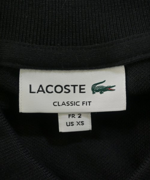 LACOSTE（ラコステ）ポロシャツ 黒 サイズ:2(S位) メンズ/2200684078076
