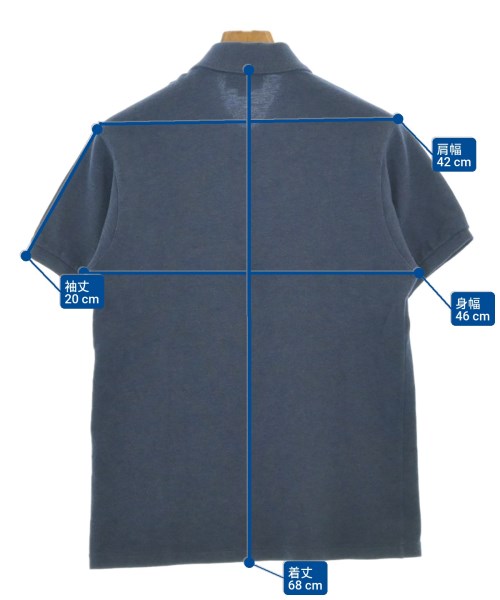 LACOSTE（ラコステ）ポロシャツ 紺 サイズ:3(M位) メンズ/2200678493205