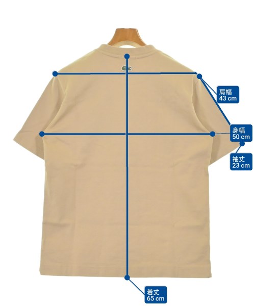 LACOSTE（ラコステ）Tシャツ・カットソー ベージュ サイズ:2(S位) メンズ/2200684042145