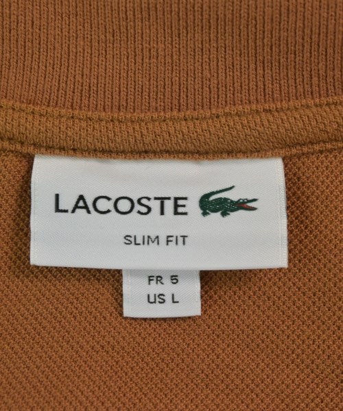 LACOSTE（ラコステ）ポロシャツ 茶 サイズ:5(XL位) メンズ/2200688215132