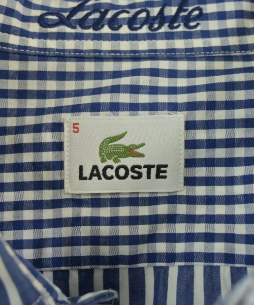 LACOSTE（ラコステ）カジュアルシャツ 青 サイズ:5(XL位) メンズ/2200683218060