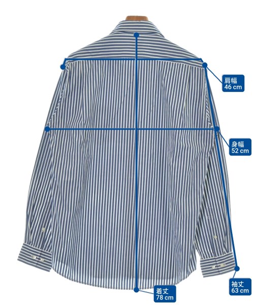 LACOSTE（ラコステ）カジュアルシャツ 青 サイズ:5(XL位) メンズ/2200683218060