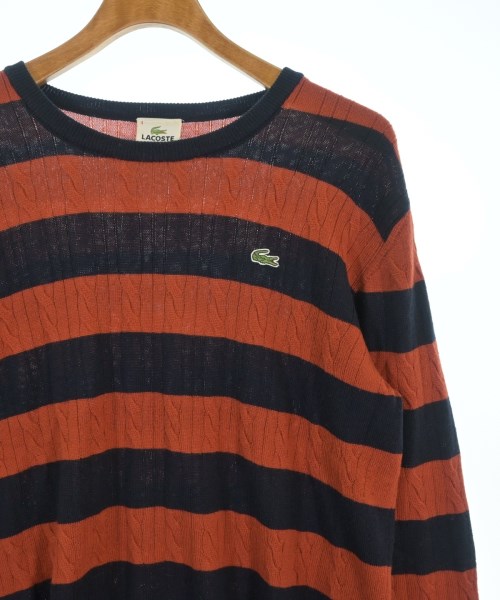LACOSTE（ラコステ）ニット・セーター オレンジ サイズ:4(L位) メンズ/2200683218121