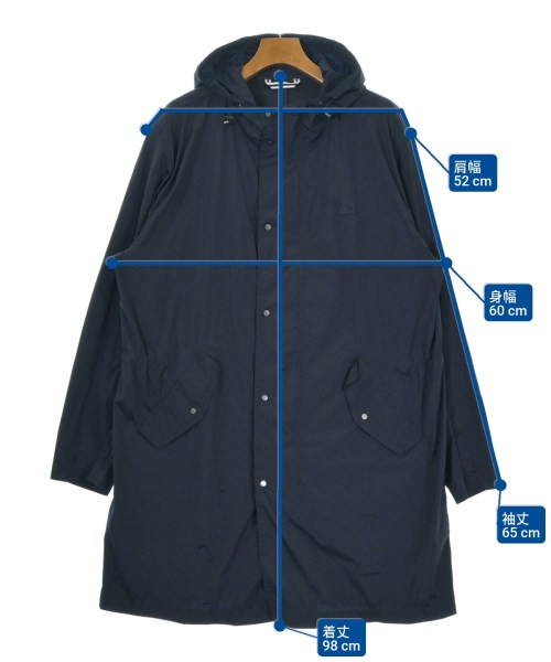 LACOSTE（ラコステ）モッズコート 紺 サイズ:L メンズ/2200688991081