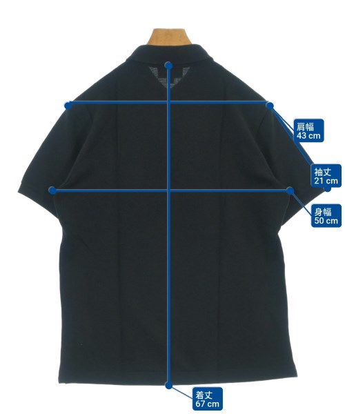LACOSTE（ラコステ）ポロシャツ 黒 サイズ:3(M位) メンズ/2200689004032
