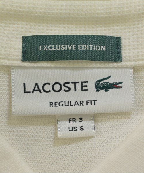 LACOSTE（ラコステ）ポロシャツ 白 サイズ:3(M位) メンズ/2200689004049