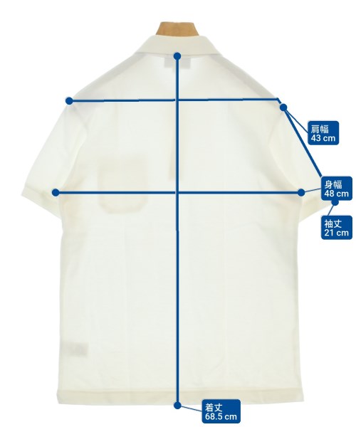 LACOSTE（ラコステ）ポロシャツ 白 サイズ:3(M位) メンズ/2200689004049