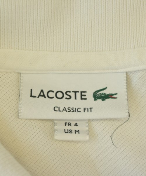 LACOSTE（ラコステ）ポロシャツ 白 サイズ:M メンズ/2200689386015