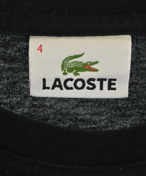 LACOSTE（ラコステ）Tシャツ・カットソー 黒 サイズ:4(L位) メンズ/2200680054364