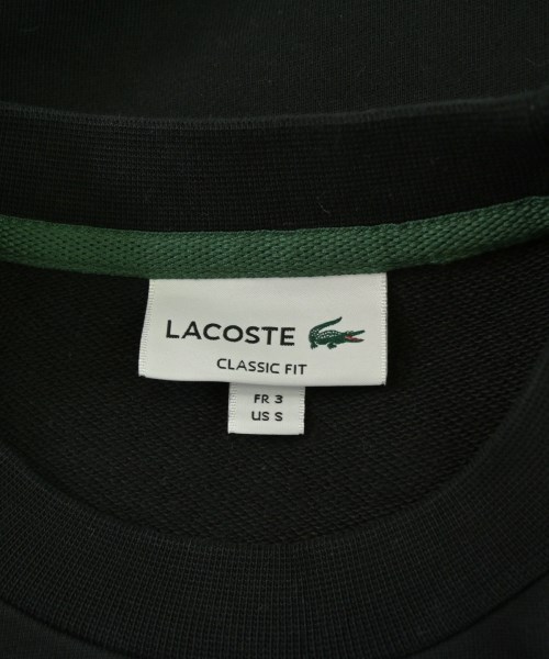 LACOSTE（ラコステ）スウェット 黒 サイズ:3(M位) メンズ/2200683186024