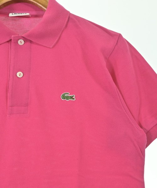 LACOSTE（ラコステ）ポロシャツ ピンク サイズ:3(M位) メンズ/2200684030050