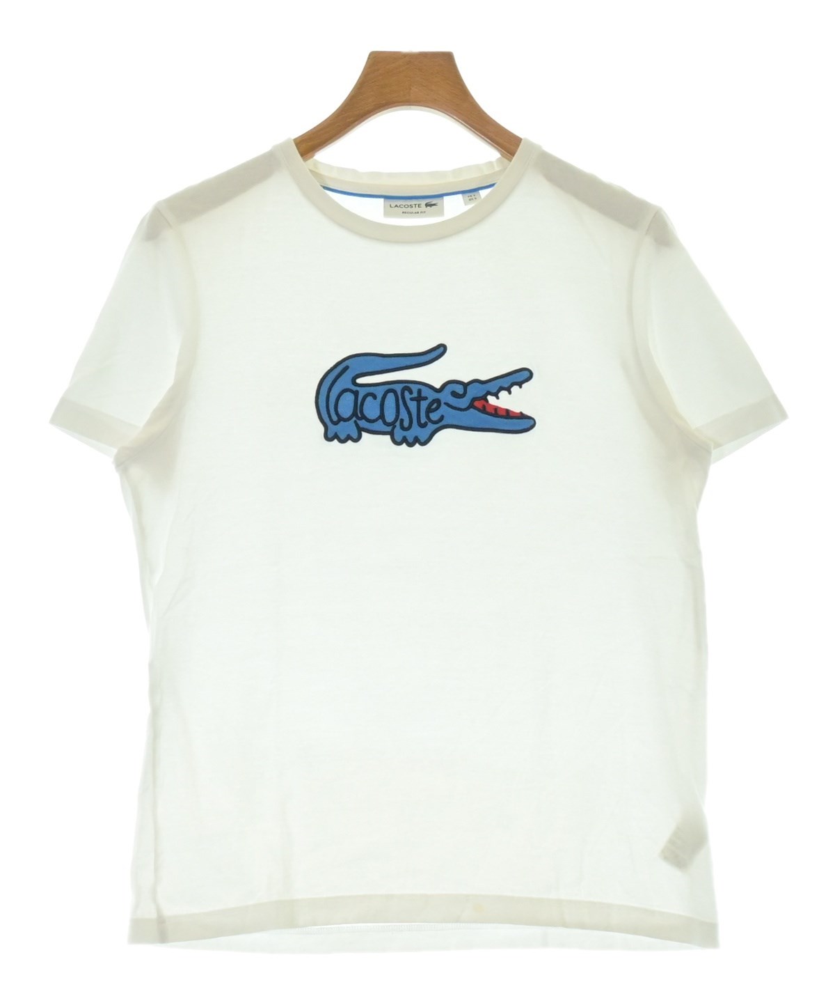 LACOSTE（ラコステ）Tシャツ・カットソー 白 サイズ:S メンズ 