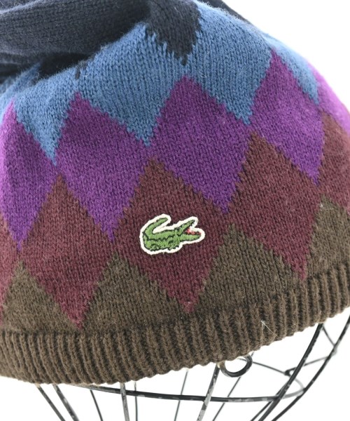 LACOSTE（ラコステ）ニットキャップ・ビーニー 紺 サイズ:F メンズ/2200684990439