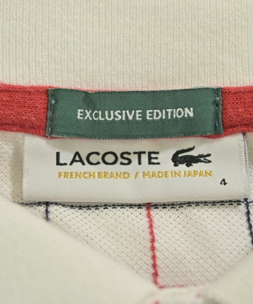 LACOSTE（ラコステ）ポロシャツ 白 サイズ:4(L位) メンズ/2200689957055