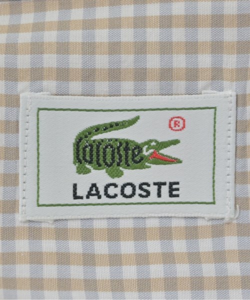 LACOSTE（ラコステ）カジュアルシャツ ベージュ サイズ:4(L位) メンズ/2200689957062