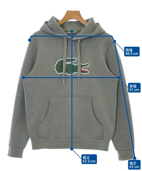 LACOSTE（ラコステ）パーカー グレー サイズ:3(M位) メンズ/2200686945024