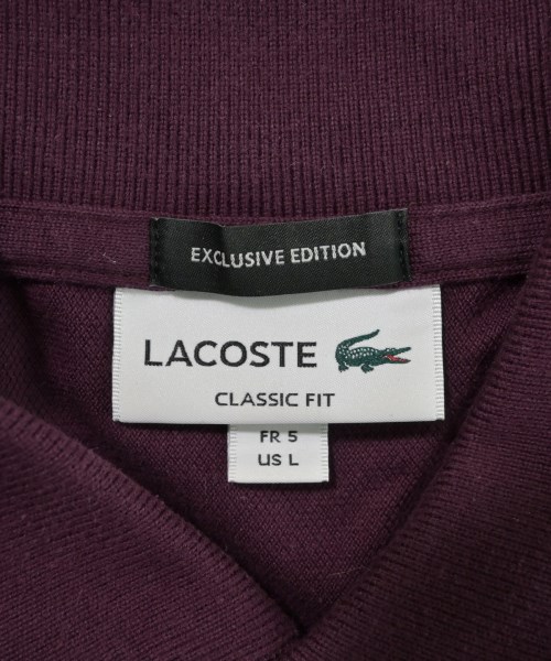 LACOSTE（ラコステ）ポロシャツ 赤 サイズ:5(XL位) メンズ/2200688937010