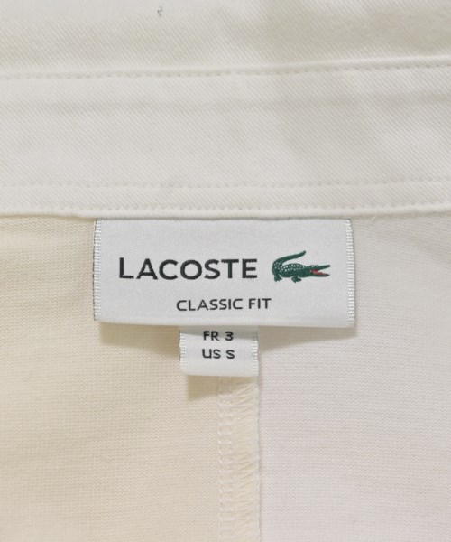 LACOSTE（ラコステ）Tシャツ・カットソー 白 サイズ:S メンズ/2200691919041