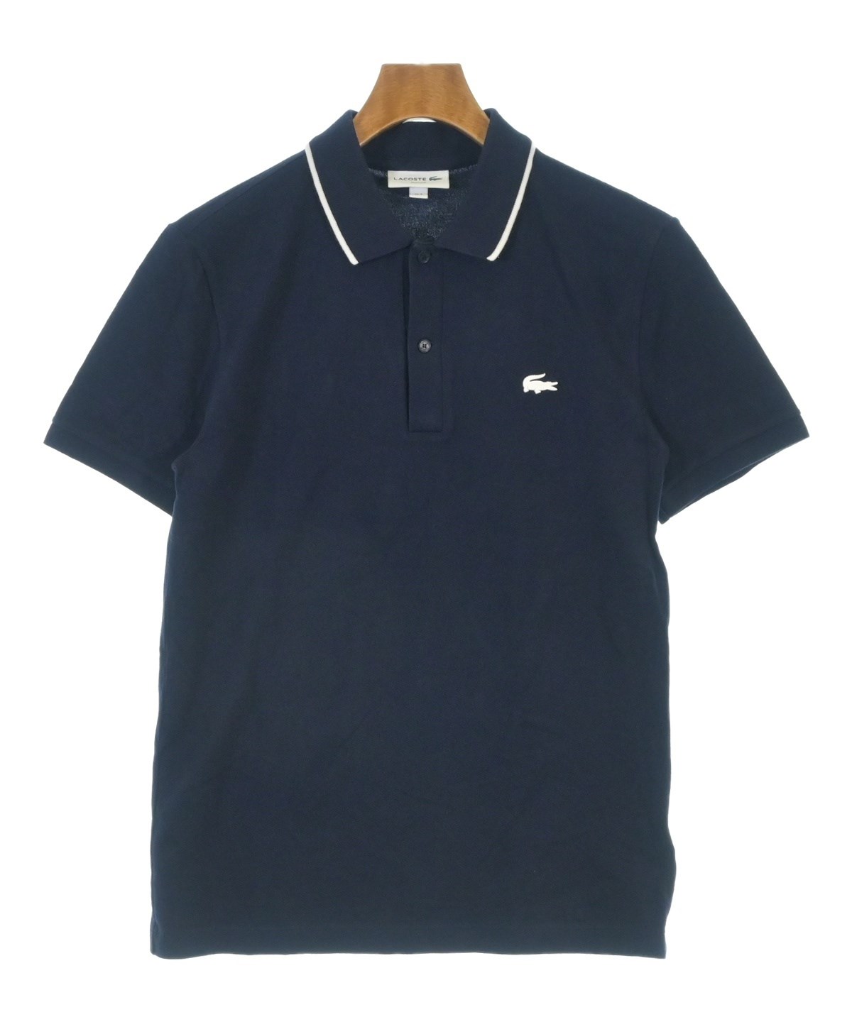 【新品タグ付】LACOSTE ポロシャツ ネイビー メンズ 3 LACOSTE（ラコステ）ポロシャツ 紺 サイズ:3(M位) メンズ