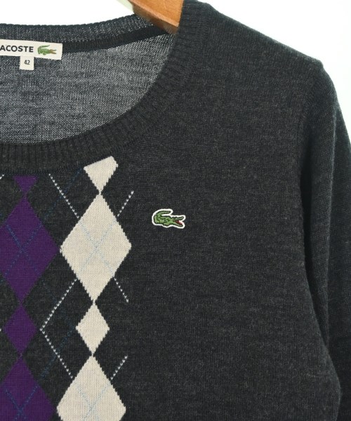 LACOSTE（ラコステ）ニット・セーター グレー サイズ:42(XS位) メンズ/2200692544020