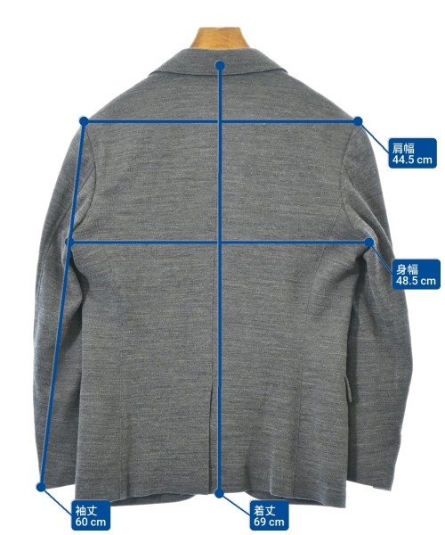LACOSTE（ラコステ）カジュアルジャケット グレー サイズ:50(XL位) メンズ/2200692694022