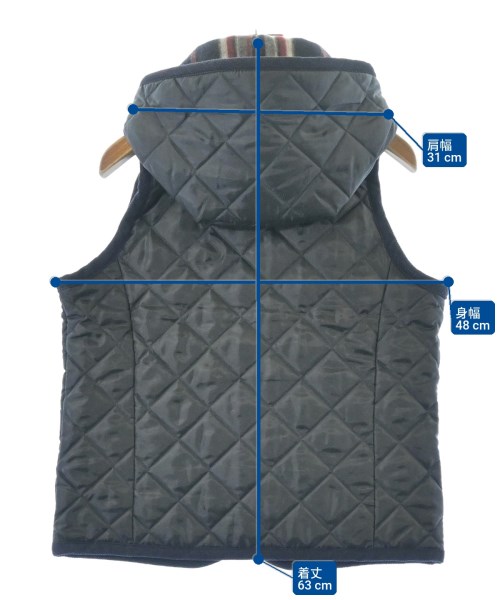 LAVENHAM（ラベンハム）ダウンジャケット/ダウンベスト 紺 サイズ:36(M位) レディース/2200622882031