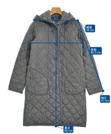 LAVENHAM（ラベンハム）ダウンコート グレー サイズ:38(L位) レディース/2200665894022
