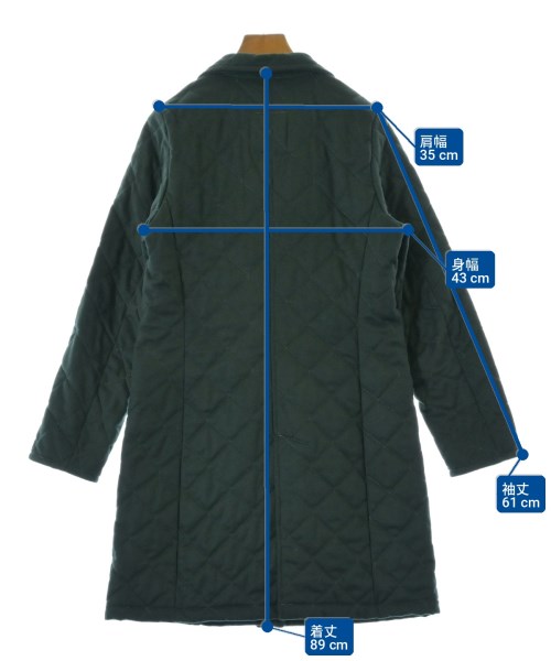 LAVENHAM（ラベンハム）チェスターコート 緑 サイズ:36(M位) レディース/2200735050013