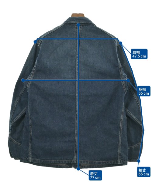 SCYE（サイ）カバーオール 青 サイズ:38(M位) メンズ/2200628912176