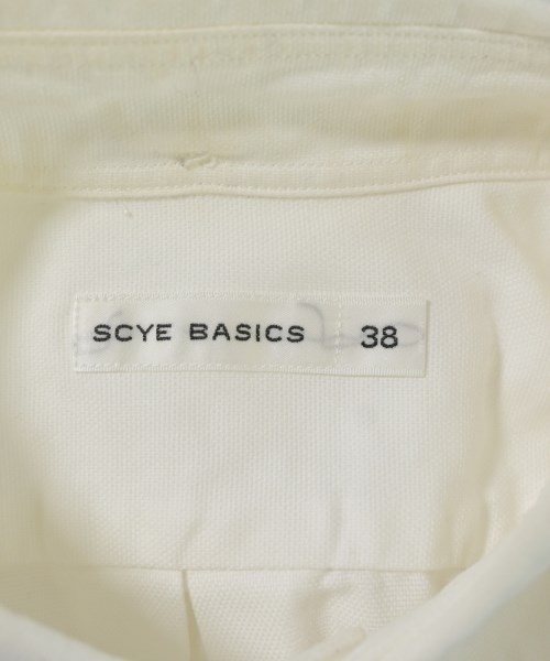 SCYE BASICS（サイベーシックス）カジュアルシャツ 白 サイズ:38(M位) メンズ/2200711947153
