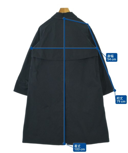 SCYE（サイ）ステンカラーコート 紺 サイズ:38(M位) メンズ/2200646726069