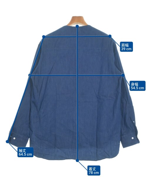 SCYE（サイ）カジュアルシャツ 紺 サイズ:38(M位) メンズ/2200635173034